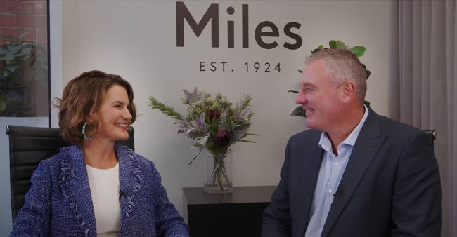 Fiona Feely and Daniel Hustwaite from Aqua Financial Services