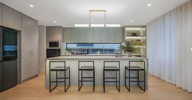 Kitchen with accent lighting Kitchen with accent lighting