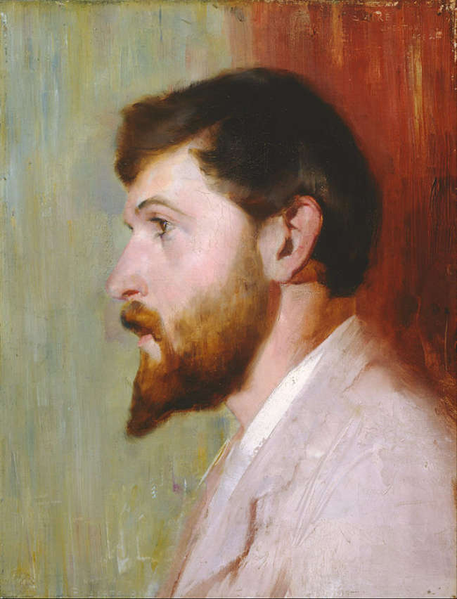 Arthur Streeton aged 24 painted by Tom Roberts