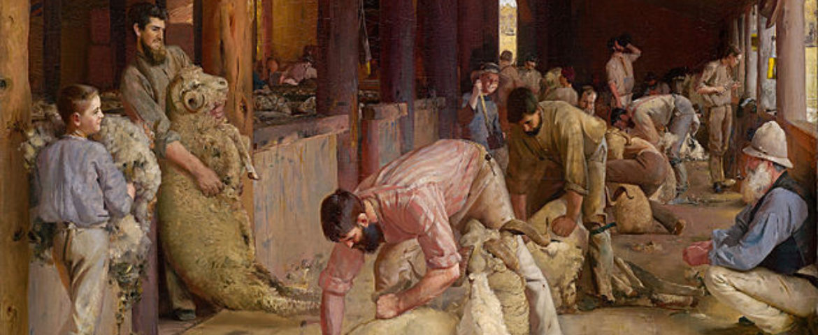 Tom Roberts  Shearing The Rams