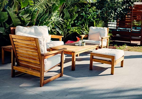 Photo- Patio with furniture Photo- Patio with furniture